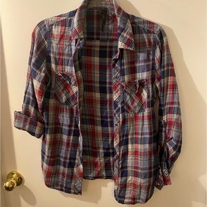 Seven7 Roll Tab Flannel